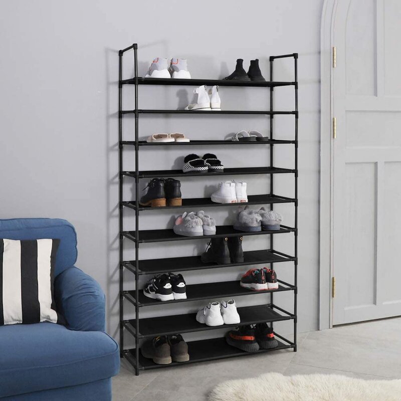 60 pair shoe rack