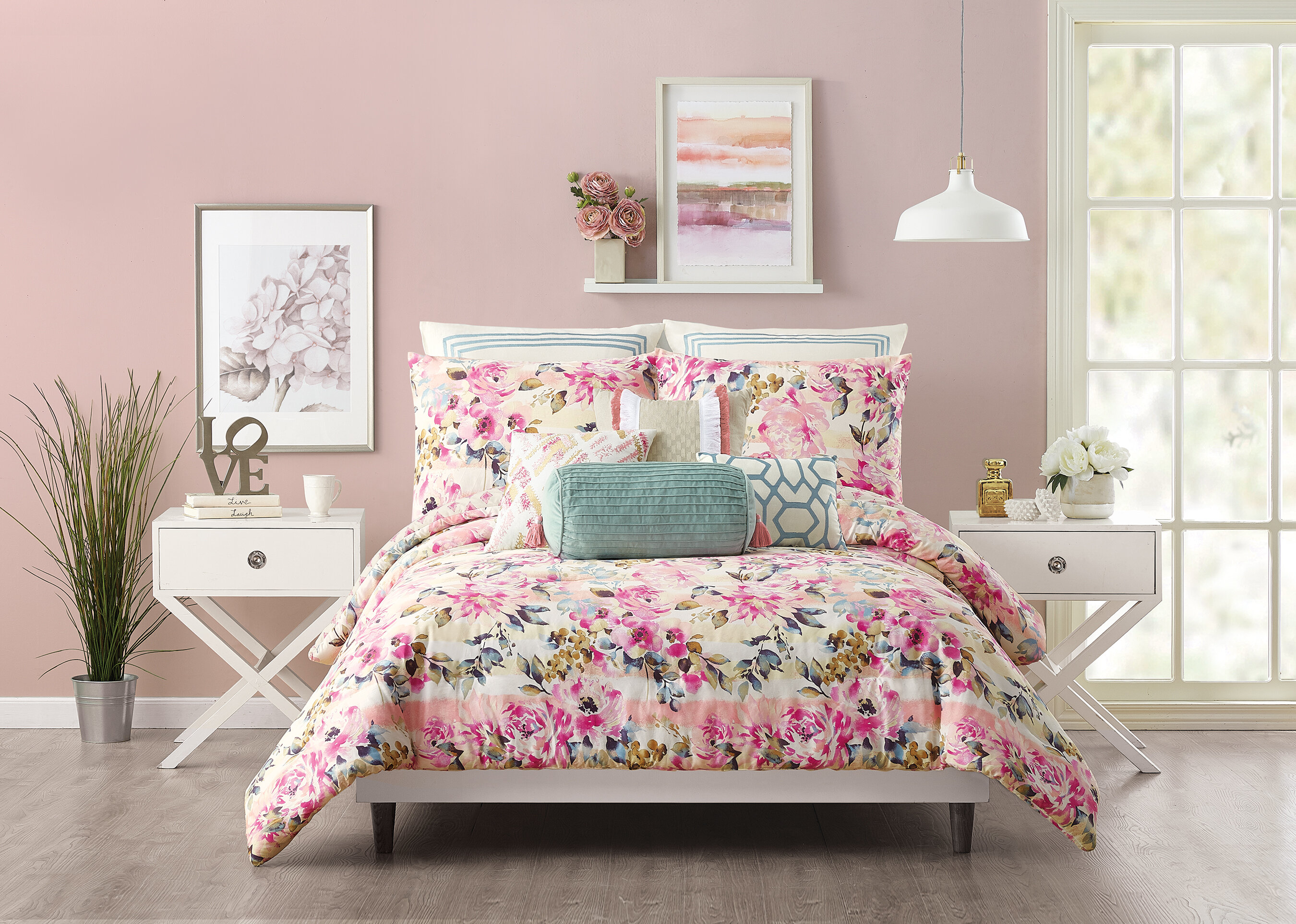 Jessica Simpson Home Bellisima Reversible Comforter Set Wayfair Ca