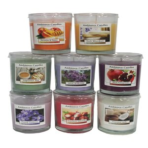 8 Piece Scent Jar Candle Set