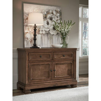 Charlton Home Jarett 60 Wide 2 Drawer Sideboard Reviews Wayfair
