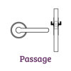 Emtek Privacy Spencer Lever With Urban Modern Rose Wayfair