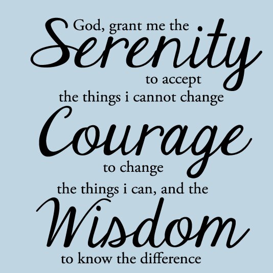 SweetumsWallDecals Serenity Prayer Wall Decal & Reviews | Wayfair