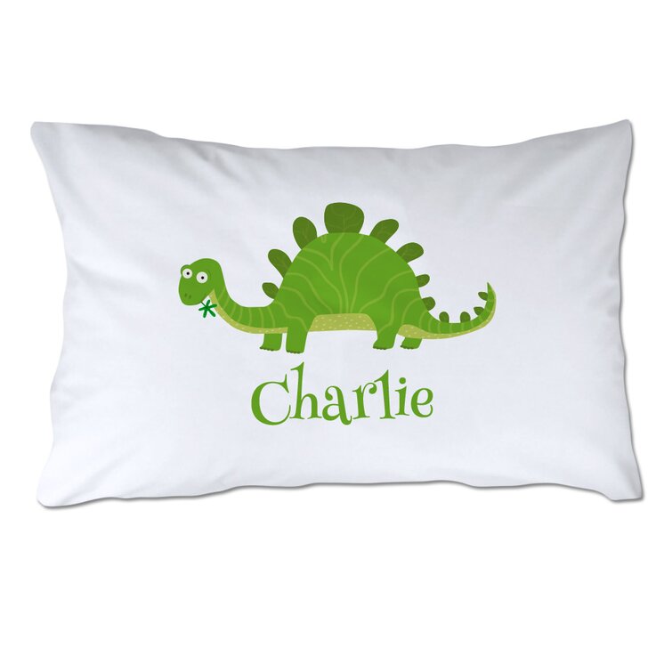 Personalised Dinosaur Pillowcase Printed Gift Custom Print Children Kids 101 
