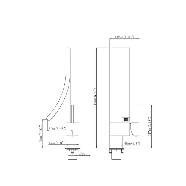 Modland Creative Design Single Hole Faucet Bathroom Faucet & Reviews 