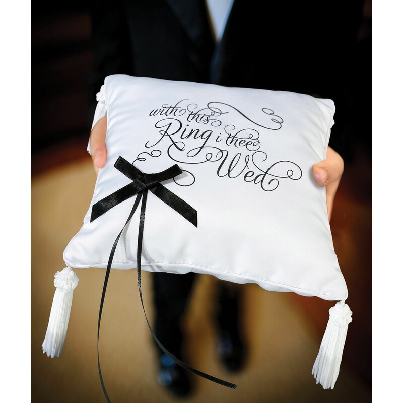 Le Prise With This Ring I Thee Wed Ring Bearer Pillow Wayfair