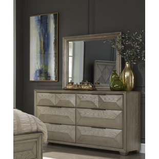 Go to store & view more images Daley 6 Drawer Double Dresser with Mirror by Mercer41