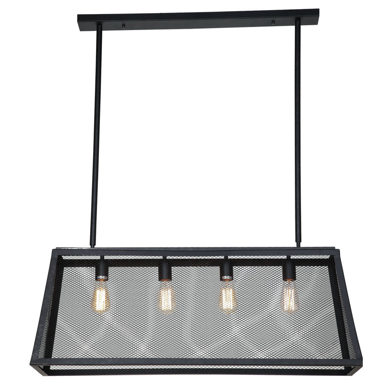 Williston Forge Watts 4 Light Kitchen Island Linear Pendant Wayfair Light Kitchen Island Linear Pendant