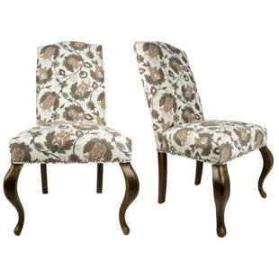 Queen Ann Spring Upholstered Side Chair (Set Of 2) by Sole Designs 2019 Sale