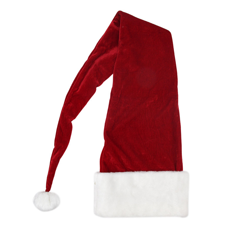 Northlight Ultimate Luxury Santa Hat With Extended Cuff