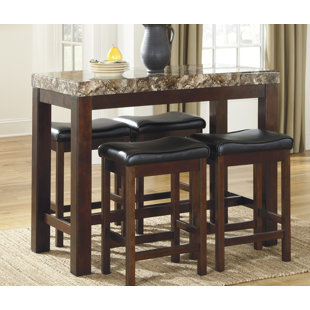 Go to store & view more images Global Trading Unlimited Fossil Counter Height Dining Table