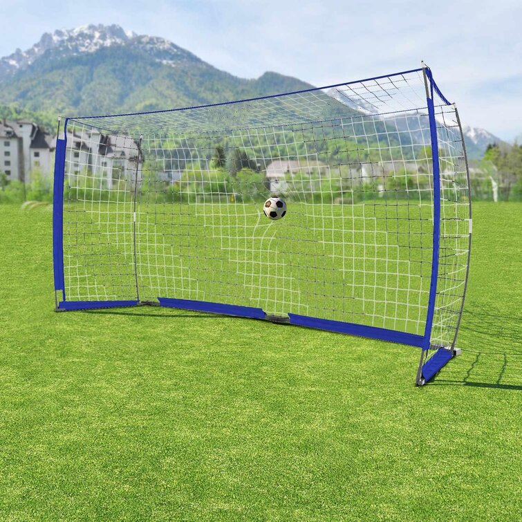 6'/8'/12' Portable Bow Style Soccer Goal Net w/ Bag Sport Training Practice Tool 