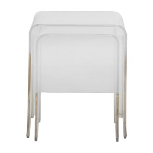 Magnolia 24'' Tall Sled Nesting Tables by Gabby