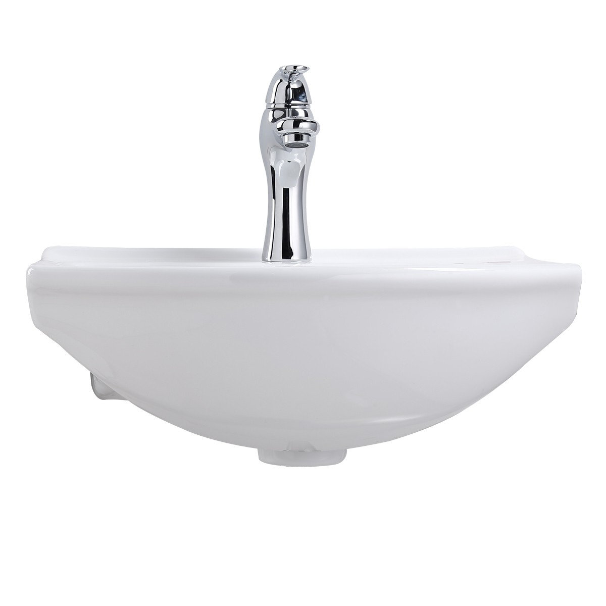 off white vessel sink