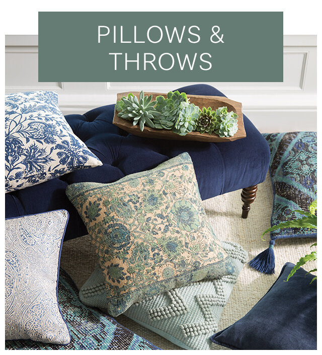 Pillows and throws