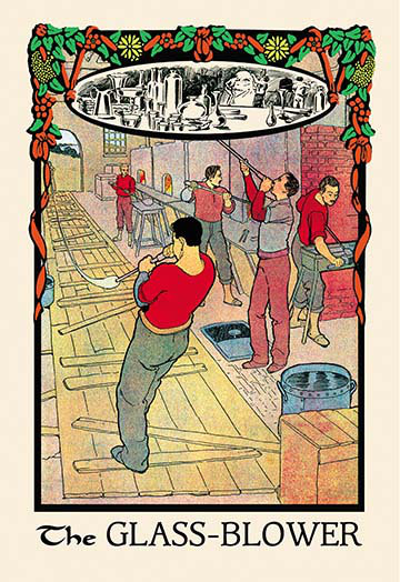Buyenlarge The Glass Blower By H O Kennedy Painting Print Wayfair