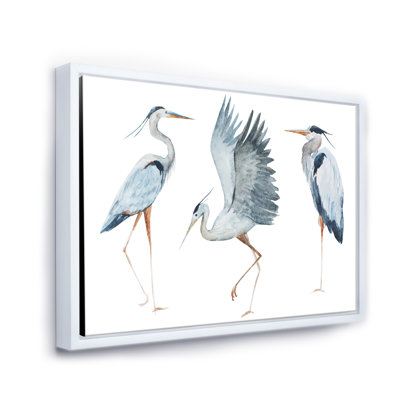 Heron Birds II - Painting on Canvas