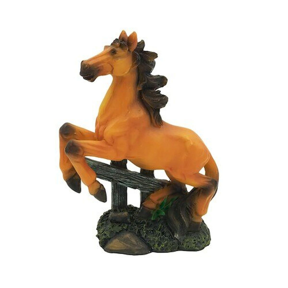 Gracie Oaks Clun Running Horse Figurine Wayfair