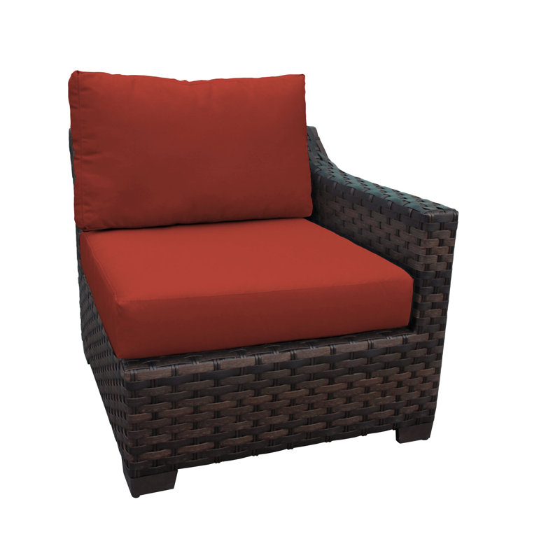 Kathy Ireland Homes Gardens By Tk Classics River Brook 11 Piece Rattan Sectional Seating Group With Cushions Wayfair
