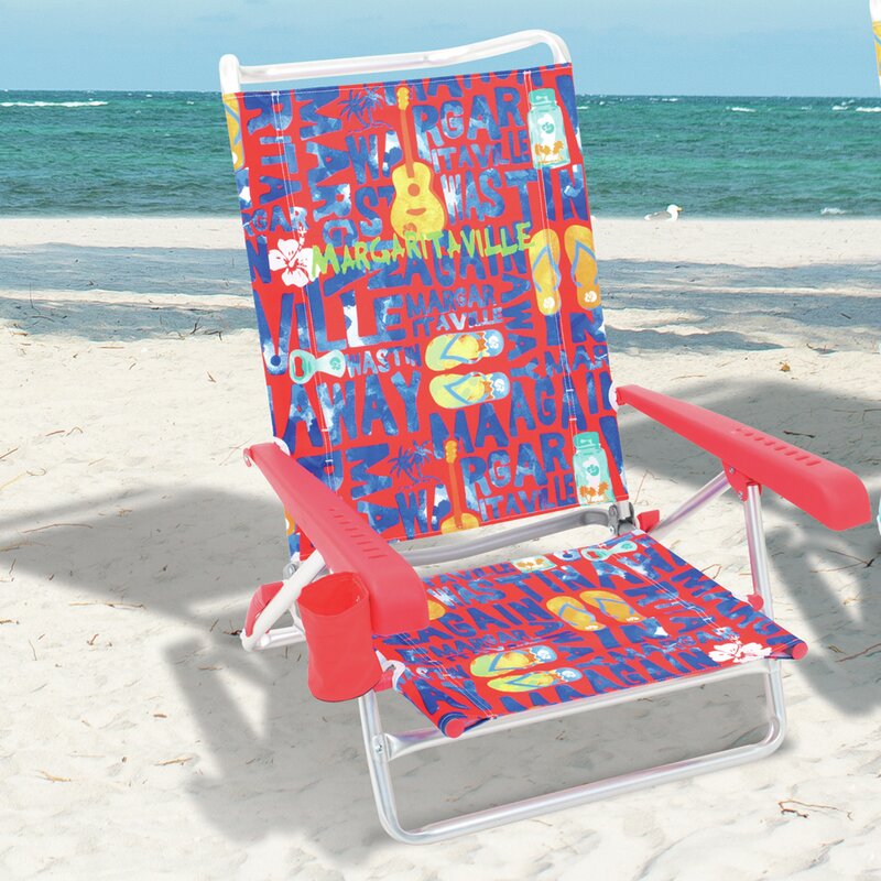 Margaritaville Lay Flat Reclining Beach Chair Reviews Wayfair