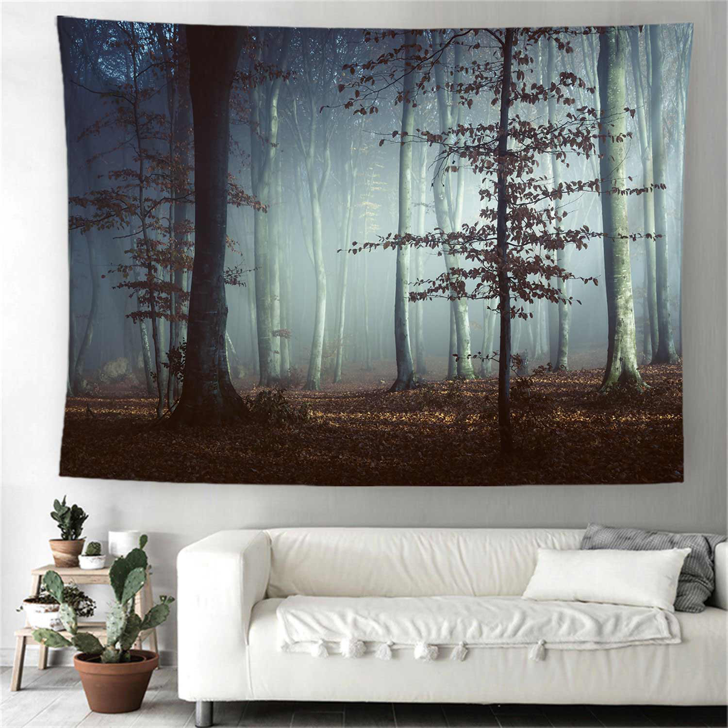 Fog Mountain Tapestry Art Wall Hanging Sofa Table Bed Cover Home Decor Fog Mountain Tapestry Art Wall Hanging Sofa Table Bed Cover Home Decor