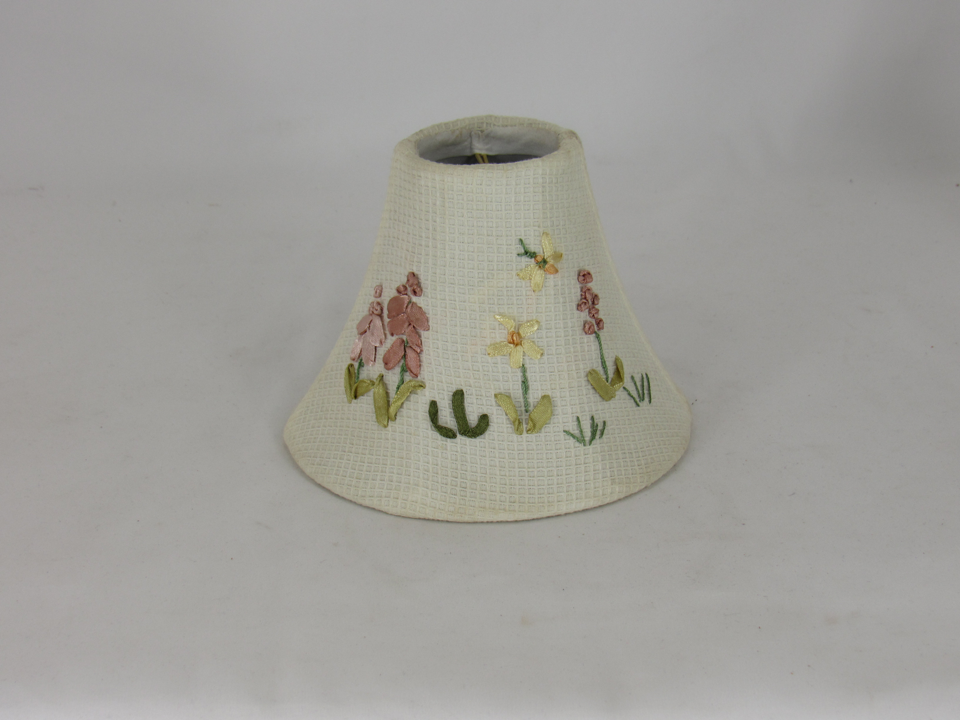 Winston Porter 5'' H Cotton Bell Candelabra Shade ( Clip On ) in White Wayfair