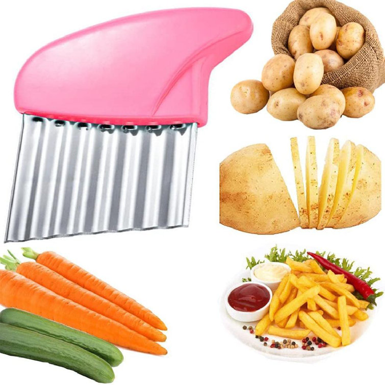 Stainless Steel Potato Slicer Cutter Potato Cutting Tool in Kitchen Accessories 