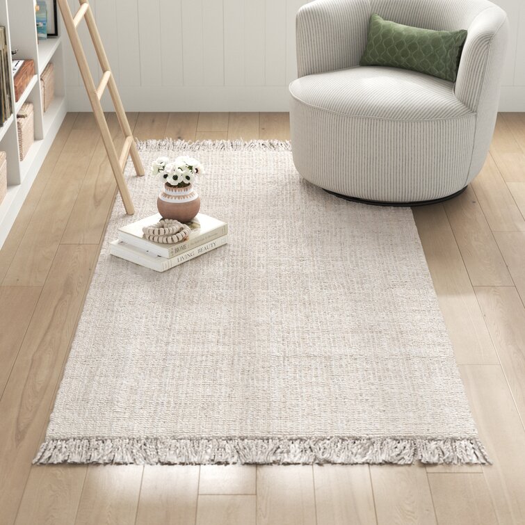 Details about   In & Outdoor Flat Woven Rug Sisal Look Natural Look Monochrome White show original title 
