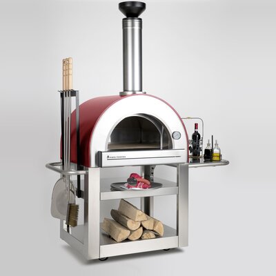 Pronto 500 Outdoor Pizza Oven Forno Venetzia Color Red