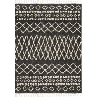Moroccan Rug Wayfair Iverson Moroccan Handmade Black Beige Area Rug