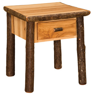 Go to store & view more images Hickory 1 Drawer Nightstand by Fireside Lodge