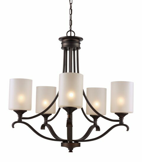 Alcott Hill Glenshaw 5-Light Shaded Chandelier & Reviews ...