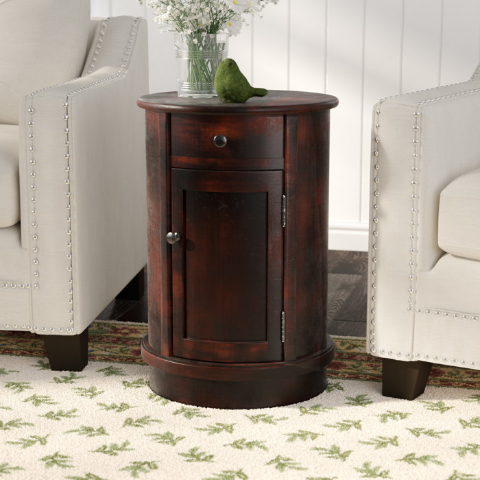 Darby Home Co Monica End Table With Storage Reviews Wayfair Ca
