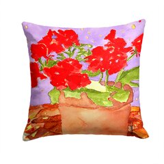 The Pillow Collection Nowles Geometric Geranium Down Filled Throw Pillow 
