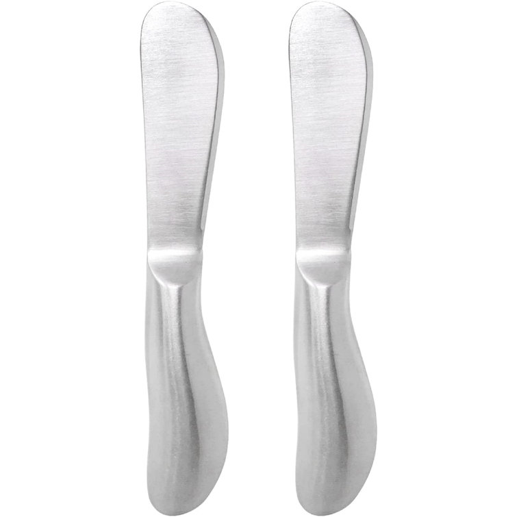Prep Savour 2pcs Stainless Steel Cheese Spreader Multipurpose Butter Spreader Knives Small Bread Cream Knives For Cheese Cold Butter Jam Pastry And Other Kitchen Daily Use 5 7 Wayfair