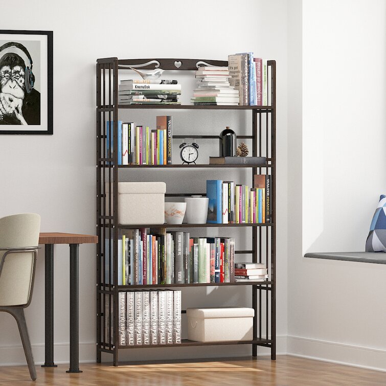 Latitude Run® Crystella Solid Wood Etagere Bookcase & Reviews | Wayfair.ca