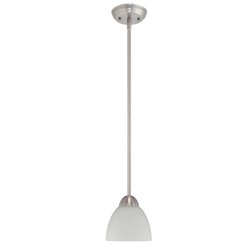 1 - Light Geometric Bowl Pendant Finish: Provincial Bronze
