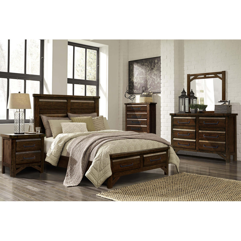 Union Rustic Bricelyn 6 Drawer Double Dresser With Mirror Wayfair