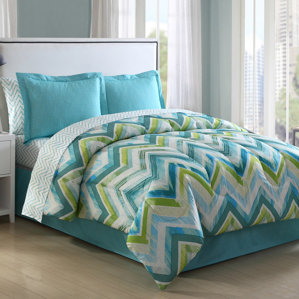 chevron bedding sets you'll love | wayfair chevron bedding sets you'll love | wayfair
