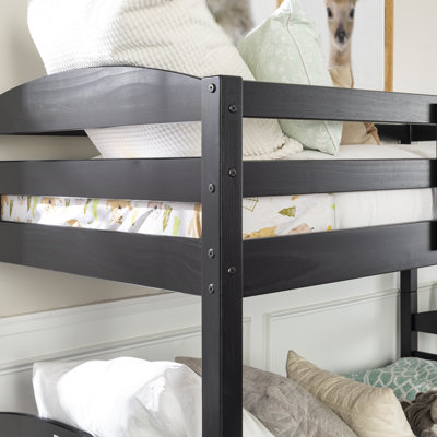 abby twin over twin bunk bed
