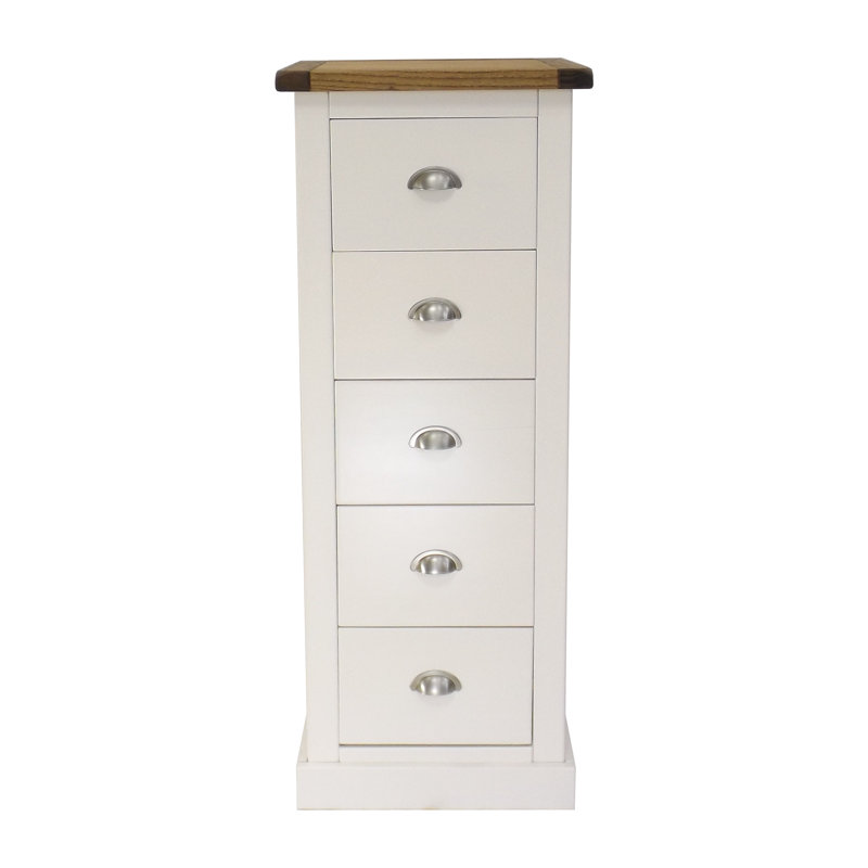 Brambly Cottage Narrow 5 Drawer Chest Of Drawers Wayfair Co Uk
