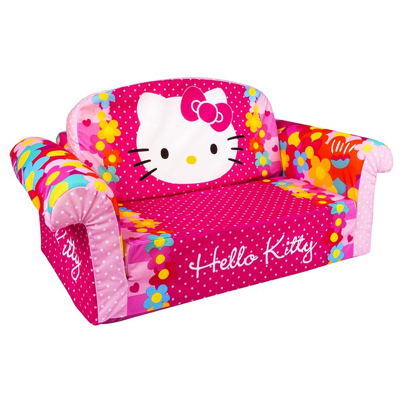 Marshmallow Furniture Hello Kitty 2 In 1 Flip Open Kids Foam Wayfair