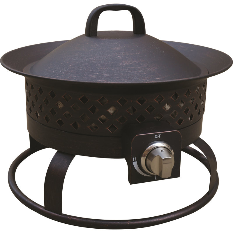 Bond Aurora Steel Propane Fire Pit Reviews Wayfair Ca