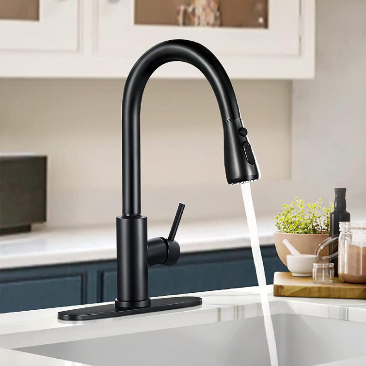 CONGYI_HUAFU Touch On Kitchen Faucets With Pull Down Sprayer ...