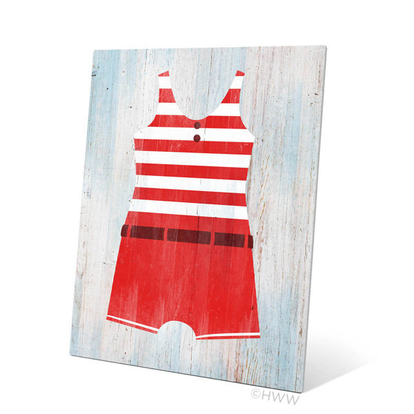 red beach outfit
