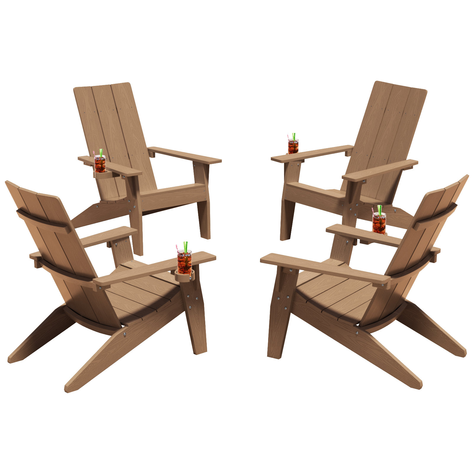 Rosecliff Heights Yeagertown Plastic Adirondack Chair Wayfair