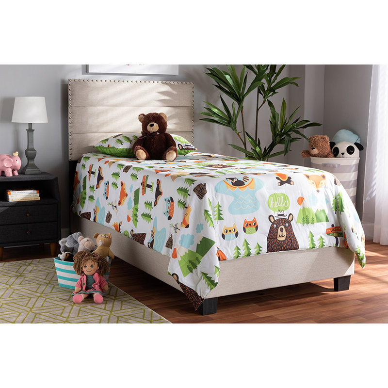 Ebern Designs Tufted Upholstered Low Profile Standard Bed Wayfair