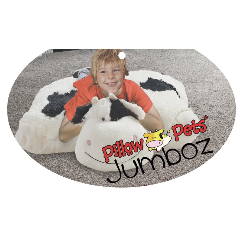Pillowpets Signature Jumboz Cozy Cow Plush Floor Pillow Reviews