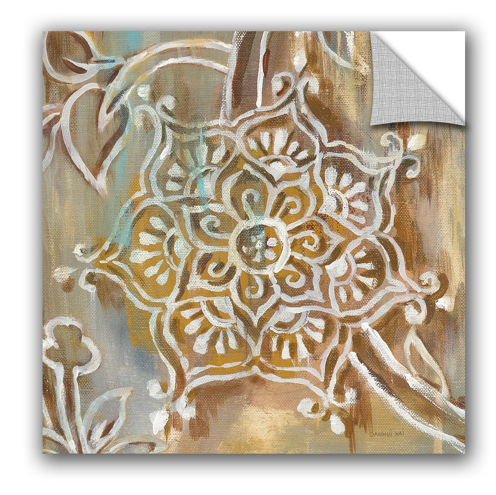 Bungalow Rose Funchess Henna Iii Removable Wall Decal Wayfair