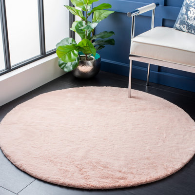 Mckenzie Shag Pink Area Rug