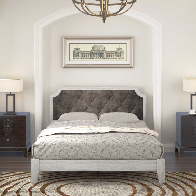 (incomplete) Isenbert Queen Platform Bed with Headboard Color: Dusty Gray